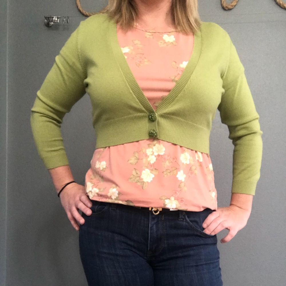 Ann Taylor crop sweater